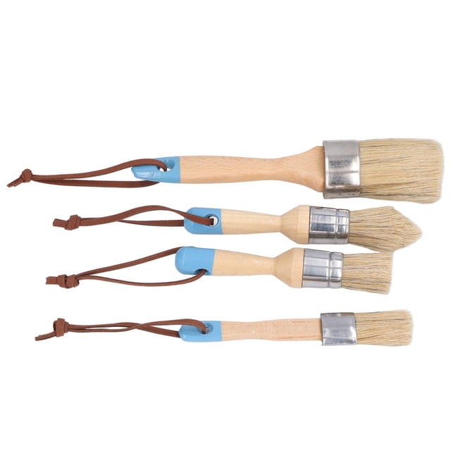 Pinceau à Poils, 4 Pcs Pinceau à Poils Craie Pinceau Rond Pinceau Éprouvé