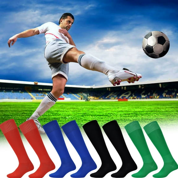 Cdar Mens Womens Sports Breathable Tube Long High Socks Knee Warm Casual Footy Soccer