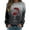 Gradient Blackness, variant on gakvbuo Christmas Sweater for Women Christmas Sweatshirt Crewneck Print Long Sleeve Blouse Pullover Sweatshirt Tunic Tops Hoodless Sweatshirt