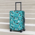 thumbnail image 4 of Salouo Penguins On The Ice In The Sea Pattern Travel Dust-proof Suitcase Cover, Softside Suitcase Protector Luggage Cover Protector for 18-32inch ,Not Included Suitcase, 4 of 8