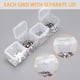 thumbnail image 4 of Diamond Embroidery Box, 3 Pack Clear Diamond Painting Storage Box Containers Each With 28 Mini Compartments Grids Mosaic Kits Accessories Storage Box, 4 of 5