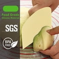 thumbnail image 6 of 1Pc Plastic Dough Scraper, 4.7X3.7inch Flexible Bowl Scraper, Food Scraper, Non Stick Pastry Cutter, Cake Batter Spatula, Fondant Icing Smoother, Kitchen Scraper Tool, B for Home Kitchen Baking, 6 of 7