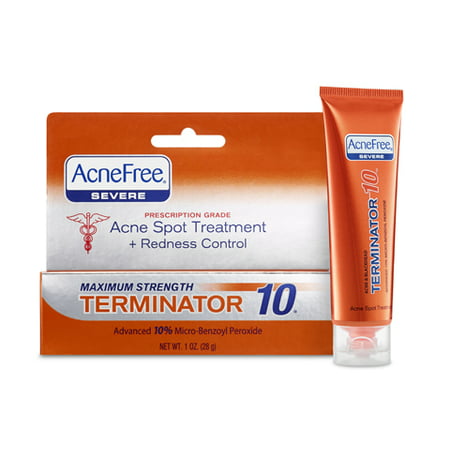 Acnefree Maximum Strength Acne Spot Treatment Terminator 10 - 1 oz, 2