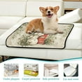 thumbnail image 6 of Qxltty Snowman Mail Carrier Cat litter Pads Pet Set of 3 Diaper Mats Center Anti-leakage Layer Absorbent Soft and Comfortable, 6 of 7