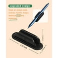 thumbnail image 3 of 10-Pack Silicone Pen Holders , Flexible Adhesive Pencil Holder for Desk, Wall, Clipboard, Locker & Car Dashboard, Essential Office & Teacher Supplies Organizer, 3 of 4