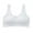 White, variant on Krdevn Girls Underwear - Crop Top Bra Girls Seamless Sports Bra Training Teen Bra Camisole Style Lightweight Seamless Kids,Color:Black,Size:XL