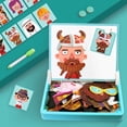 thumbnail image 1 of Double-sided Magnetic Stickers 3D Puzzle Educational Toys Montessori Early Learning Alphabet Animal Ocean Board Game heqiyong toy, 1 of 2