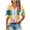 style27-Multicolor, variant on of the Day Summer Shirts for Women Casual Button V-Neck T-Shirt Loose and Elastic Fashion Printing Shirts Vacation Casual Trendy Loose Fit Shirts Blue M My Recent Placed