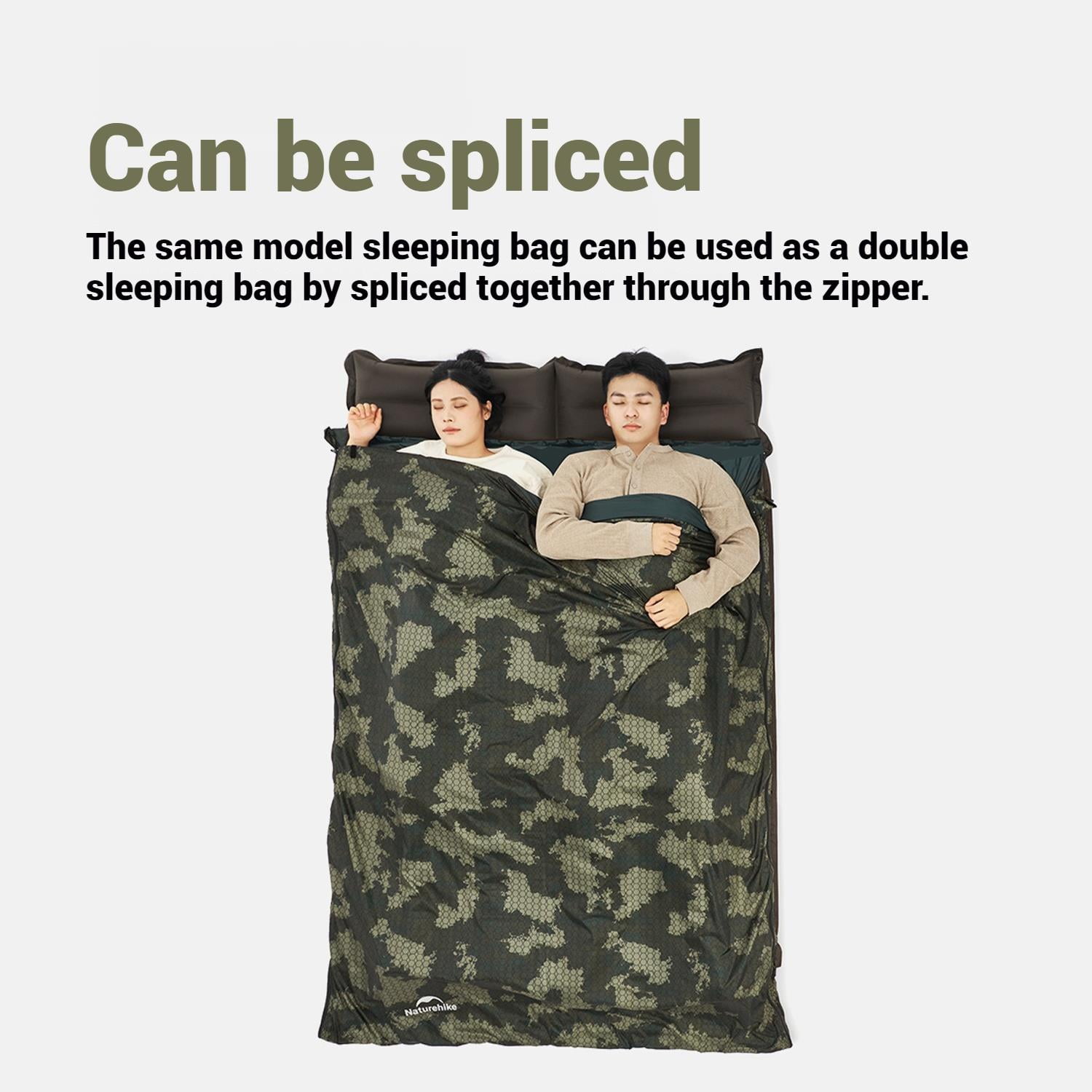 Naturehike, Ultralight sleeping bag,Portable Backpacking Sleeping Bag, Expandable&Spliced designed, Waterproof and breathable.