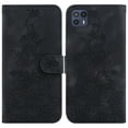 thumbnail image 2 of Compatible with Motorola Moto G50 5G Embossed Lily Wallet Case with Card Holder PU Leather Flip Cover, 2 of 5