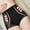 02 Black, variant on Awdenio Shapewear for Women Plus Size , Women's Panties Lace High-Waist Buttocks Puller Abdomen Ne-Piece Shapewear