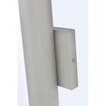 thumbnail image 2 of Living District Raine Modern Integrated LED Wall Sconce Silver Glass Lens, 2 of 2