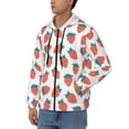 thumbnail image 3 of Naloa Strawberries Men’s Hoodies, Zip up Hoodie, Sweatshirts,Hoodies for Men Sizes S-3XL-3X-Large, 3 of 5