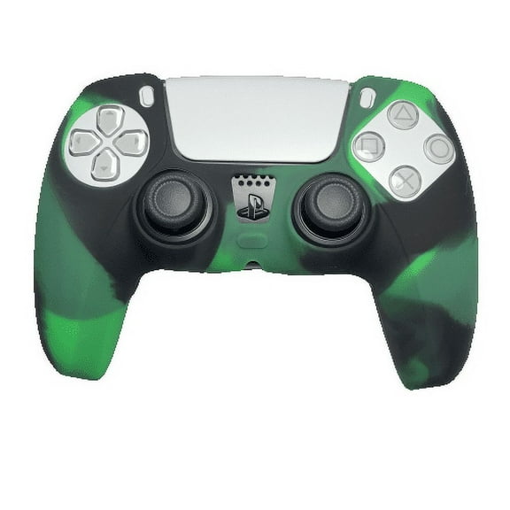 Green Swirl PS5 Silicone Grip Gaming Rubber Case Cover Playstation 5 PS5 Skin