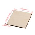thumbnail image 3 of BQLZR 10Pieces Square 10x10cm Basswood Blank Board for DIY Model Making&Crafts, 3 of 5