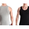 thumbnail image 5 of yillto 5 Pack Mens Muscle Tank Tops Sleeveless Crew Neck Workout Gym Tee Tshirts Summer Causal Tops, 5 of 6