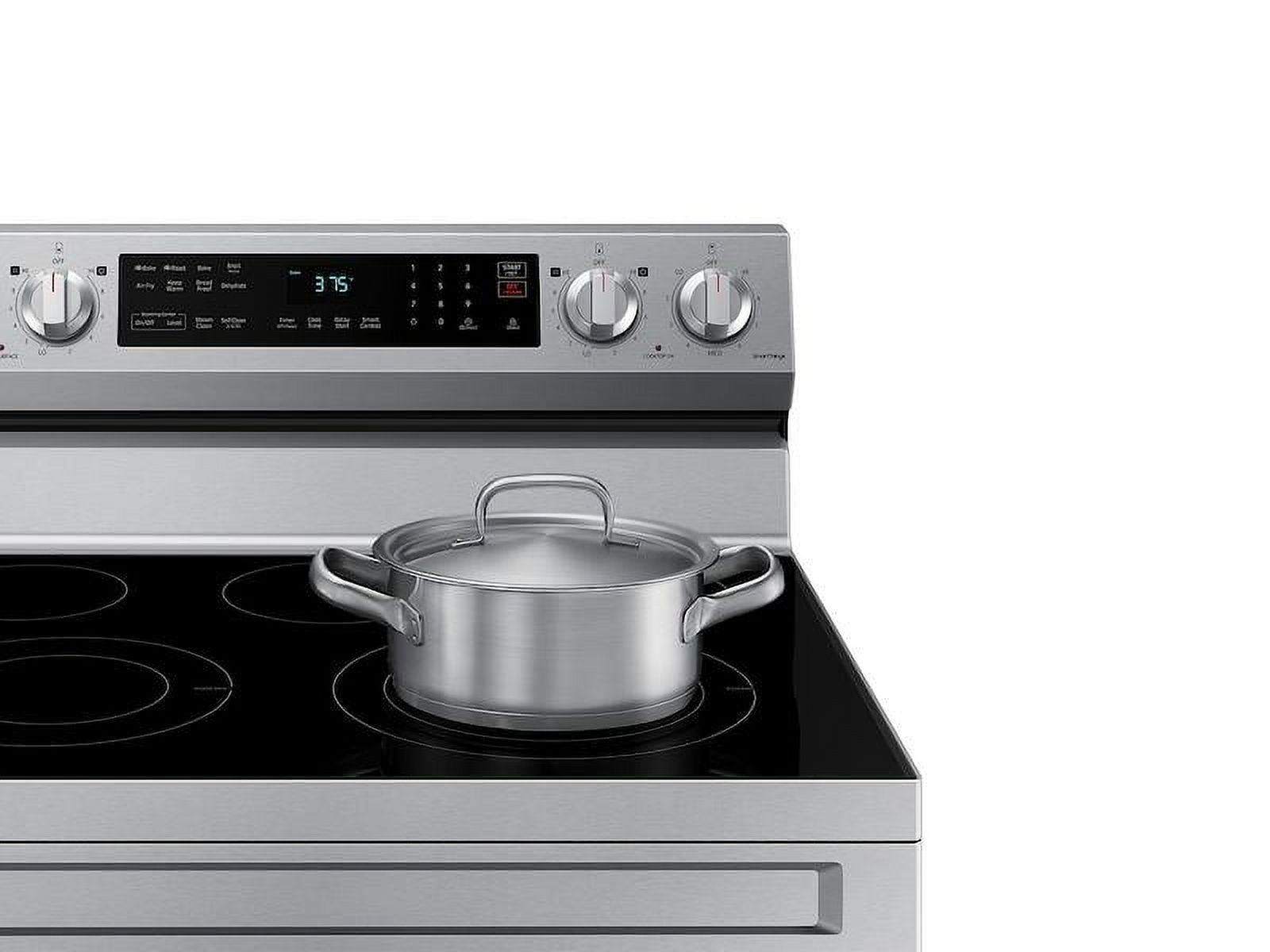 Samsung NE63A6511SS 6.3 Cu. ft. Stainless Smart Freestanding Electric Range - New