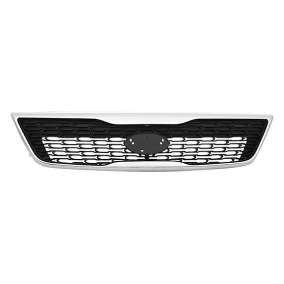 New Aftermarket  Premium Fit Black / Chrome Front Grille 863501U500 fits 2014-2015 KIA Sorento