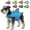 E004- Orange, variant on Blue Buoyant Pet Life Jacket, Dog Swim Vest, Life Jacket, Dog Shark, Adjustable Straps with Buckles to Deliver Reliable Flotation and High Visibility for All Your Dog’S On-Water
