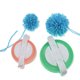 thumbnail image 2 of Injueey 4 pack/lote práctica herramienta para hacer pompones para entusiastas de las manualidades, herramientas para hacer pompones, hacer Artesanía, 2 of 6