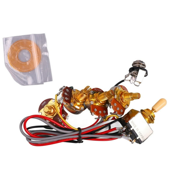 Guitar Tone Potentiometer,Guitar Potentiometer 18mm A500K Guitar Potentiometer Guitar Control Potentiometer Enhanced Durability