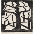 thumbnail image 3 of Jacoba van Heemskerck 12x13 Black Modern Framed Museum Art Print Titled - Tree (C. 1915), 3 of 5