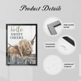 thumbnail image 6 of WFSposter Highland Cow Pictures Wall Decor Bathroom Decor Cow Paintings Canvas Prints Poster Rustic Farmhouse Highland Cow Wall Art Country Living Room Bedroom Home Decor, 6 of 7