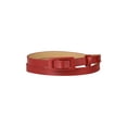 thumbnail image 1 of Cinturón delgado y ajustado para mujer INSPIRE CHIC, con hebilla rectangular, de cuero PU, cinturones simples y sólidos para jeans y vestidos, 99 cm/39" rojo, 1 of 4