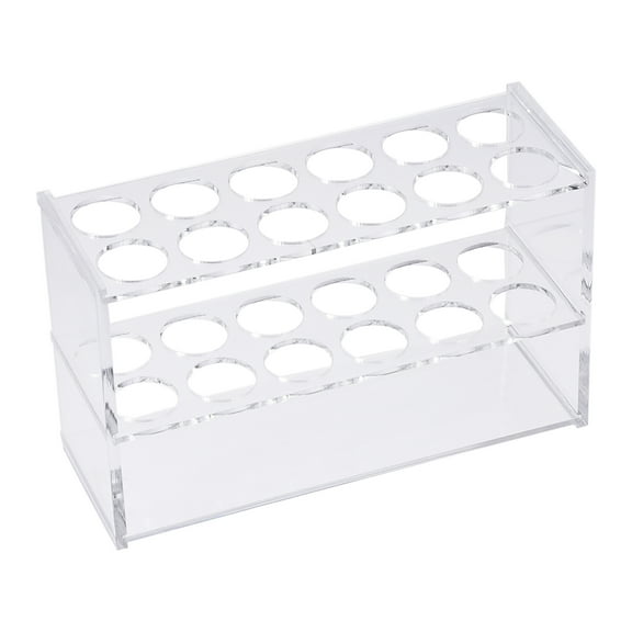 Uxcell 2x6 Wells Acrylic Test Tube Holder Rack Clear for 50ml Centrifuge Tube