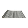 thumbnail image 2 of Ahgly Company Indoor Square Solid Gray Modern Area Rugs, 4' Square, 2 of 4