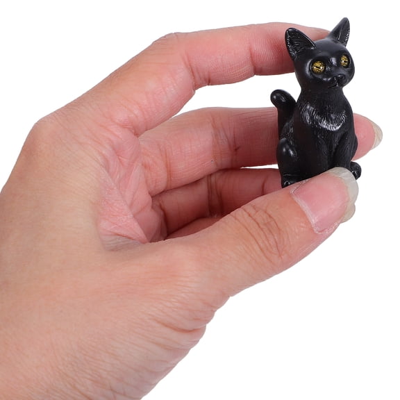 AURARMLET 16Pcs Cat Resin Statue Themed Decoration for Office and Garden