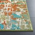 thumbnail image 3 of SAFAVIEH Madison Roswell Abstract Runner Rug, Sage/Rust, 2'2" x 8', 3 of 7
