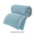 thumbnail image 3 of Newxiaaa New Bed Blankets, Multifunctional Milk Velvet Lambswool Double Layer Blanket for Couch & Bed, Soft and Cozy Warm Plush Fluffy Blanket All Seasons Suitable 200x150cm (Dark Blue), 3 of 6