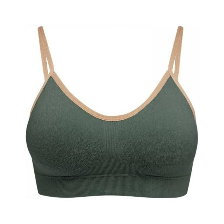Youth Underweargirls' Cotton Training Bra - Wireless, Solid Color,  Comfortable Fit For Teens