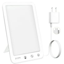 YEVYO 10,000 Lux Light Therapy Lamp with 3 Timing & Mode Happy Lamp for Home/Office Use As Lift Mood - White