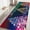 B, variant on Christmas Mats and Rugs Flannel Fabric Non Slip Rubber Backing Absorbent Bath Rug Home Kitchen Floor Mat 4 Sizes