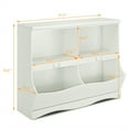 thumbnail image 2 of Costway Kids Storage Unit Bookshelf Bookcase Toy Organizer Bookshelf Bookcase White, 2 of 10