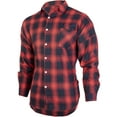 thumbnail image 4 of FALEXO Plaid Shirt Men Long Sleeve Shirt Mens Button Down Flannel Plaid Shirt Checkered Shirt Tops, 4 of 6
