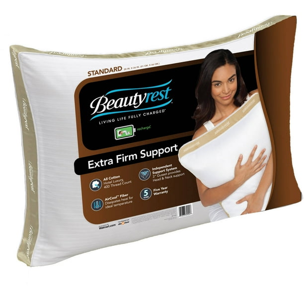 Beautyrest 400 Thread Count Extra Firm Pillow in Multiple Sizes