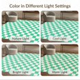 thumbnail image 7 of ODIKA 8'x10' Washable Area Rug Fuzzy Tone Funky Chess Block Print Graphic Contemporary Checkered for Living Room, Under Sectional, Family , Durable, Non-Slip, 7 of 7