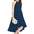 thumbnail image 2 of Sleeveless Halter Backless Kids Girls Party Bridesmaid Dress, 2 of 5