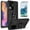 Black, variant on Samsung Galaxy S21 Ultra Case, With [Tempered Glass Screen Protector Included], STARSHOP Drop Protection Ring Kickstand Cover- Black