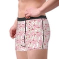 thumbnail image 2 of Sikiie with red Easter eggs Print Men's Boxer Briefs, Elastic Waistband Boxer Briefs Leggings-X-Large, 2 of 5