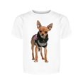 thumbnail image 1 of Dressed Up Chihuahua, Standing Tee Girl's -Image by Shutterstock, 1 of 2