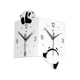 thumbnail image 5 of Reloj de pared con luz nocturna, fácil de leer, doble cara, versátil, fácil de instalar, decorativo, sin tic-tac, para el hogar, oficina, cocina, 5 of 9
