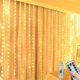 thumbnail image 3 of Christmas Decoration for Home Curtain LED String Lights Remote Control Wedding Fairy Garland Light for Bedroom Outdoor Home, 3 of 5