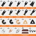 thumbnail image 4 of Sharp Oscillating Saw Blades Set - Fast Cutting Blades for Wood  Plastic  and Metal, 4 of 10