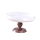 thumbnail image 4 of Soporte de cerámica para pasteles, organizador de cosméticos redondo, soporte para aperitivos y platos de repostería. 8 pulgadas, 4 of 9
