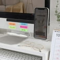 thumbnail image 6 of Sticky Notes Board Monitor Memo Sign Transparent Message Board with Slot Phone Stand Strong Adhesive Multifunction Stand, 6 of 19