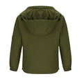 thumbnail image 3 of safuny Men's Bomber Jacket Coat Holiday Winter Tops Zipper-Up Casual Solid Fall Trendy Comfy Stand Collar Long Sleeve Green 5XL, 3 of 4